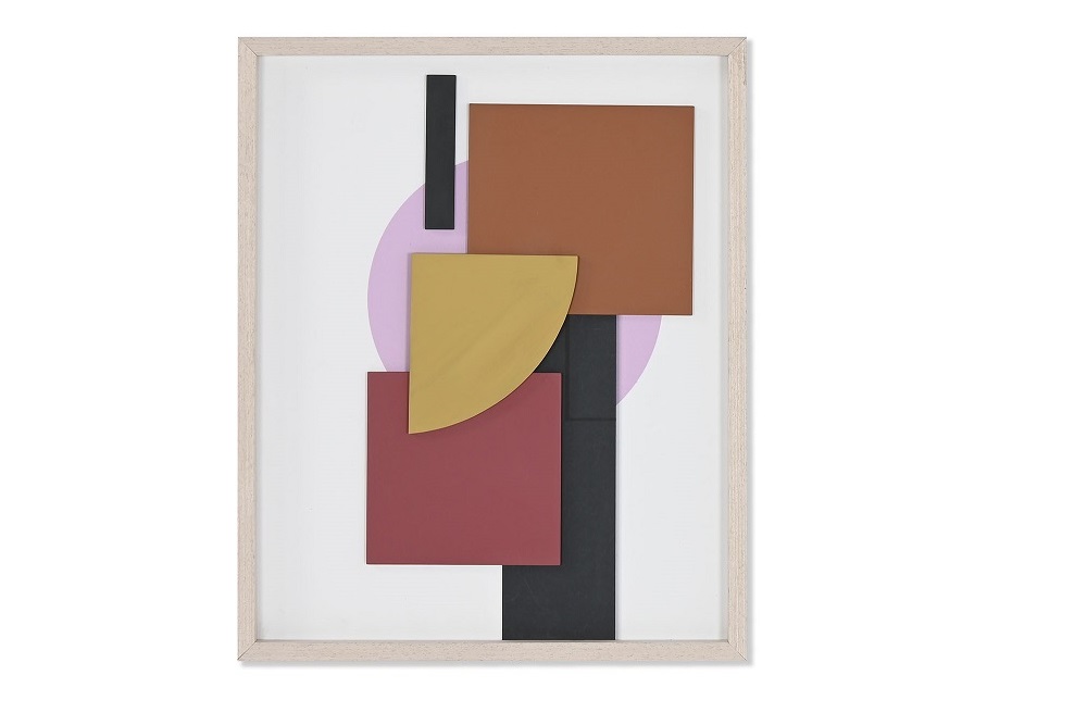 CUADRO MDF PS 42.2X3X52.3CM ABSTRACTO 3D